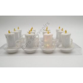 GYERTYA LEDES 12/360 6,5x5,5x8 cm