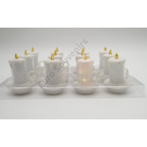 GYERTYA LEDES 12/360 6,5x5,5x8 cm