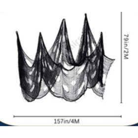 PÓKHÁLÓ 1/500 76x100 cm FEKETE