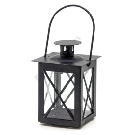 LÁMPÁS 12/144 7,6x7,6x11 cm FEKETE