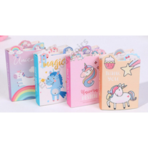 NOTESZ UNIKORNISOS 40/800 9,5x5,8 cm 4 FÉLE