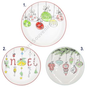 TÁNYÉR KARÁCSONYI 1/24 27 cm 3 FÉLE