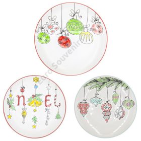 TÁNYÉR KARÁCSONYI 1/24 27 cm 3 FÉLE