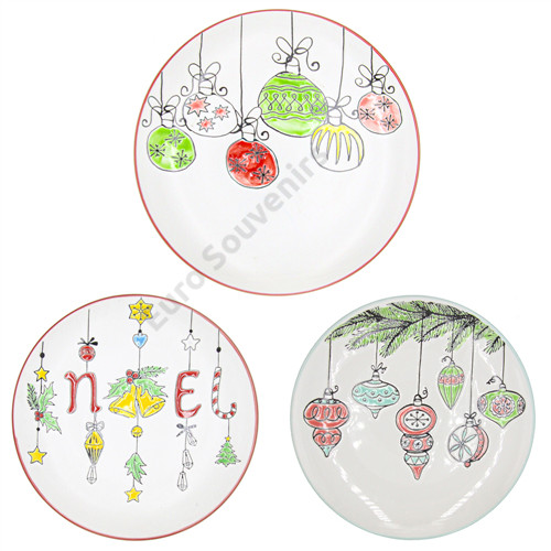 TÁNYÉR KARÁCSONYI 1/24 27 cm 3 FÉLE