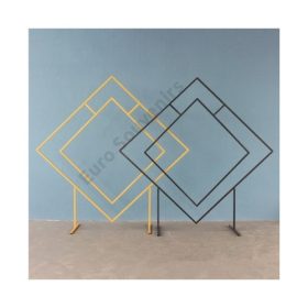 FÉM ÁLLVÁNY 1/6 2x2 m ARANY,FEHÉR