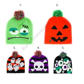 SAPKA HALLOWEEN LEDES 1/100 11x12 cm 5 FÉLE