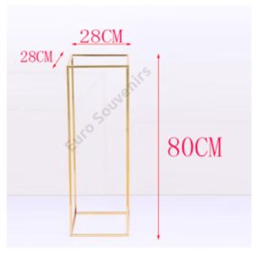 VIRÁGTARTÓ ÁLLVÁNY 1/10 28x80 cm ARANY