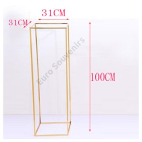 VIRÁGTARTÓ ÁLLVÁNY 1/10 31x100 cm ARANY