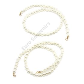 GYÖNGY LÁNC 2 DB 2/500 8mmx50 cm FEHÉR