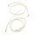GYÖNGY LÁNC 2 DB 2/500 8mmx50 cm FEHÉR