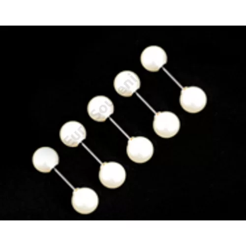 GYÖNGY BETŰZŐ 5 DB 1/500 10mmx4,8 cm FEHÉR