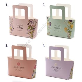 VIRÁGTASAK 5 DB 1/100 14x8x24 cm 4 SZÍNBEN