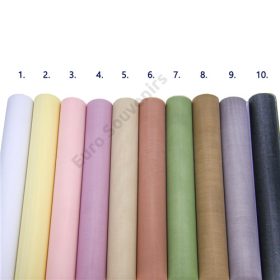 CSOMAGOLÓANYAG 1/80 50cm X 4,5 MÉTER 10 SZÍNBEN