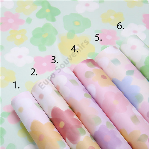 CSOMAGOLÓPAPÍR 20 DB 1/60 53x58 cm 6 SZÍNBEN