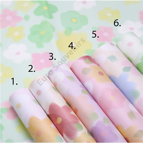 CSOMAGOLÓPAPÍR 20 DB 1/60 53x58 cm 6 SZÍNBEN