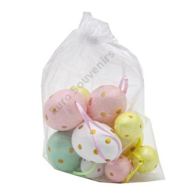 TOJÁS MŰANYAG 12 db HÁLÓBAN 1/60 5,5 cm; 3 cm