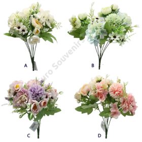 SELYEMVIRÁG CSOKOR VEGYES 36/288 32 cm 4 SZÍNBEN