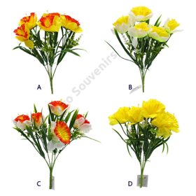 SELYEMVIRÁG NÁRCISZ 2/200/800 30cm 4 SZÍNBEN 