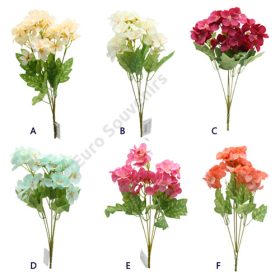 SELYEM HORTENZIA CSOKOR 2/300/600 34 cm 6 SZÍNBEN