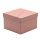 PAPÍRDOBOZ NÉGYZET 4/48 15x15x10 cm RÓZSASZÍN