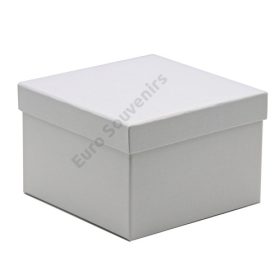 PAPÍRDOBOZ NÉGYZET 4/24 20x20x13 cm FEHÉR 