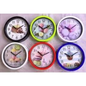 ÓRA KEREK SÜTIS 1/60 20x20x4 cm 6 FÉLE