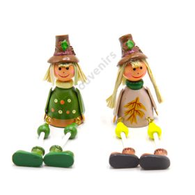 LÓGÓLÁBÚ FIGURA FA 2 DB 1/36 8x4 cm LÁB: 8 cm 2 FÉLE