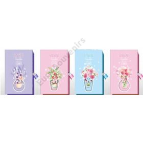 NOTESZ VIRÁGOS 48/96 19x12,5 cm 4 FÉLE