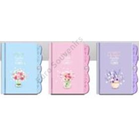 NOTESZ VIRÁGOS KÓDOS 96/192 13x15 cm 3 FÉLE