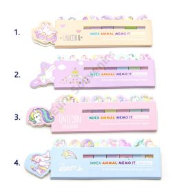 STICKY MARKER UNIKORNISOS 60/1200 15,5x4,8 cm 4 FÉLE