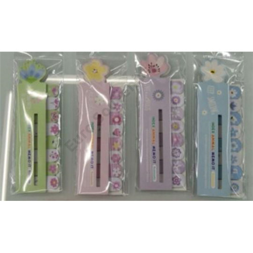 STICKY MARKER VIRÁGOS 60/1200 15,5x4,8 cm 4 FÉLE