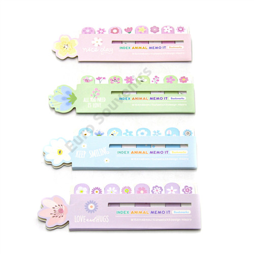 STICKY MARKER VIRÁGOS 60/1200 15,5x4,8 cm 4 FÉLE