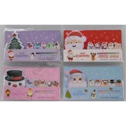 NOTESZ STICKY KARÁCSONYI 60/960 18x9 cm 4 FÉLE