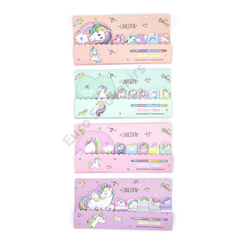 NOTESZ STICKY UNIKORNISOS 60/960 18x9 cm 4 FÉLE