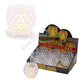 MÉCSES LEDES MELEG FÉNYŰ 6/240 7,5x7 cm