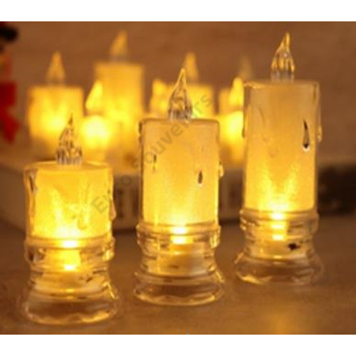 GYERTYA LEDES MELEG FÉNYŰ 12/480 4,8x10 cm 