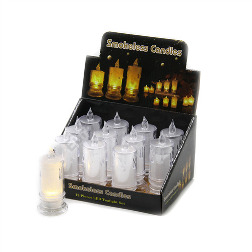 GYERTYA LEDES MELEG FÉNYŰ 12/480 4,8x10 cm 