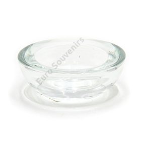 MÉCSESTARTÓ ÜVEG 1/196 7,7x3 cm