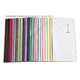 CSOMAGOLÓFÓLIA 20 DB 1/100 58x58 cm 22 SZÍNBEN