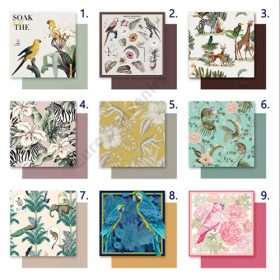 CSOMAGOLÓPAPÍR 10 DB 1/100 53x53 cm 9 FÉLE