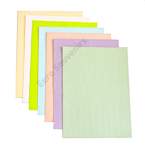 CSOMAGOLÓPAPÍR NYOMOTT MINTÁS 10 DB 1/100 52x38 cm 7 SZÍNBEN