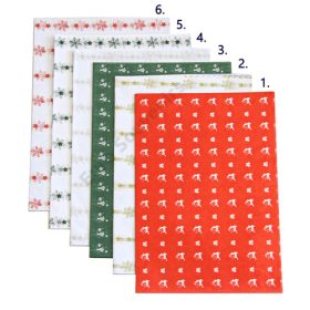 SELYEMPAPÍR KARÁCSONYI 20 DB 1/100 50x70 cm 6 FÉLE
