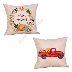 PÁRNAHUZAT ŐSZI 4/300 44x44 cm 2 FÉLE ZSÁKVÁSZON