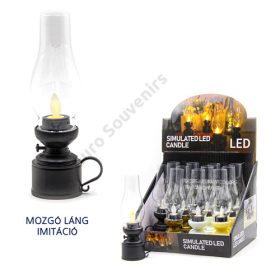 LÁMPÁS LEDES 12/240 7,3x4x18,3 cm 4 SZÍNBEN MOZGÓ LÁNG