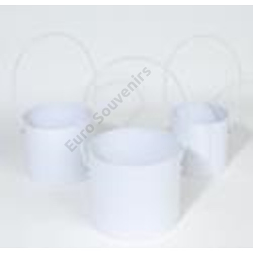 PAPÍRDOBOZ 3 DB 1/45 12x12; 14x13; 15,5x13,5 cm FEHÉR