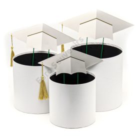   PAPÍRDOBOZ BALLAGÁSRA 3 DB 1/18 19x19cm,17x17cm,15x14,5 cm FEHÉR