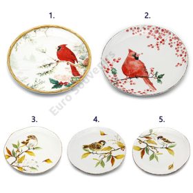TÁNYÉR MADARAS 6/36 22 cm 5 FÉLE