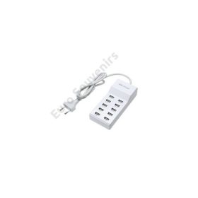 USB ELOSZTÓ, 10 Port, 5V 10A, 1/100