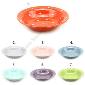 TÁNYÉR PÖTTYÖS 9/36 21 cm 7 SZÍNBEN