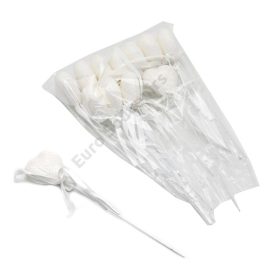 PÁLCÁS SZÍV 12 DB 1/200 21 cm FEHÉR